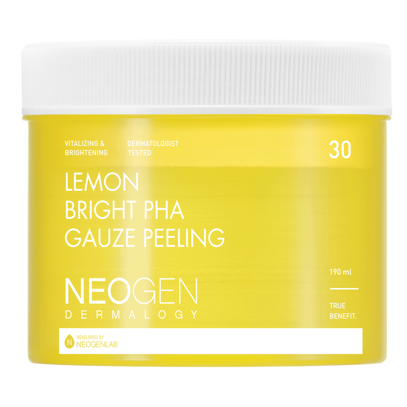 NEOGEN - Dermalogy Lemon Bright PHA Gauze Peeling 190mL 30 pads