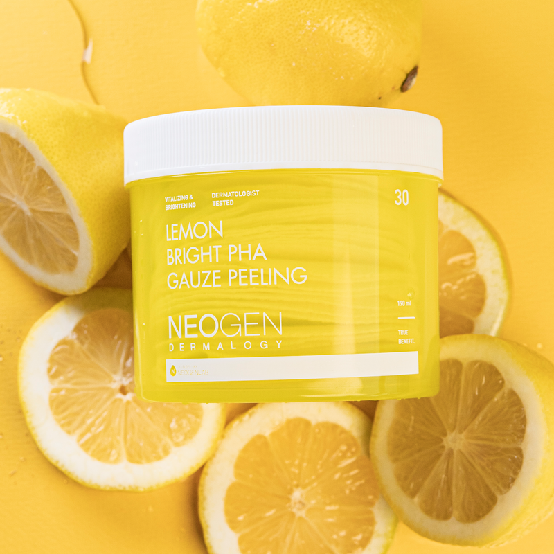 NEOGEN - Dermalogy Lemon Bright PHA Gauze Peeling 190mL 30 pads