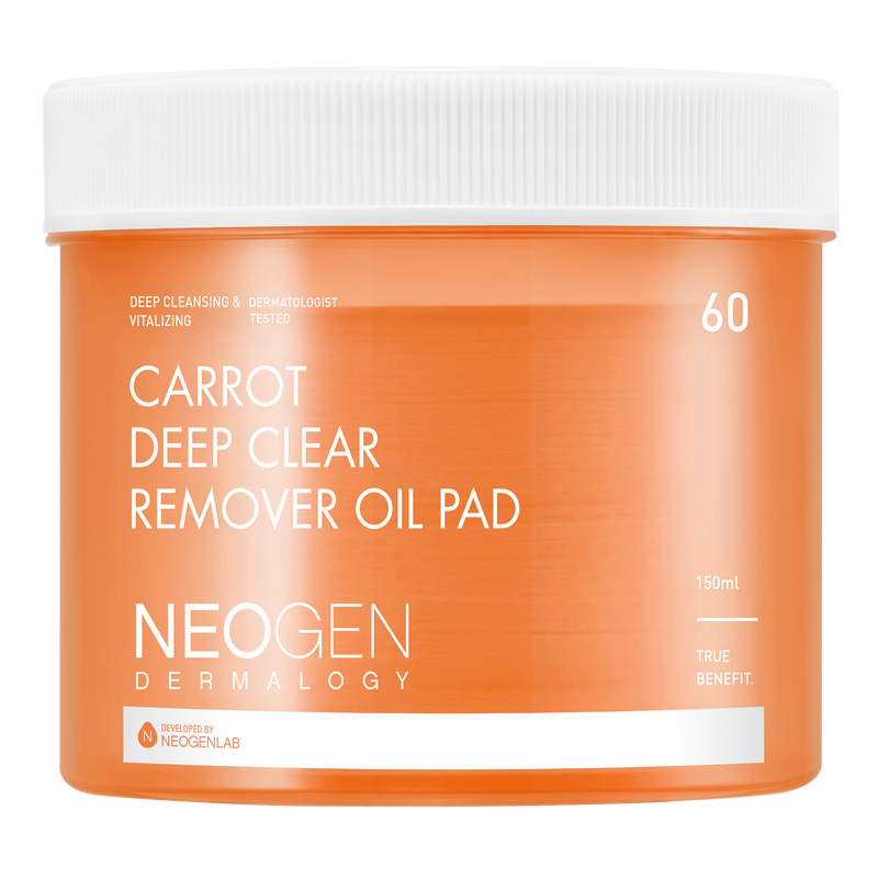NEOGEN - Dermalogy Carrot Deep Clear Oil Pad 150mL 60 pads
