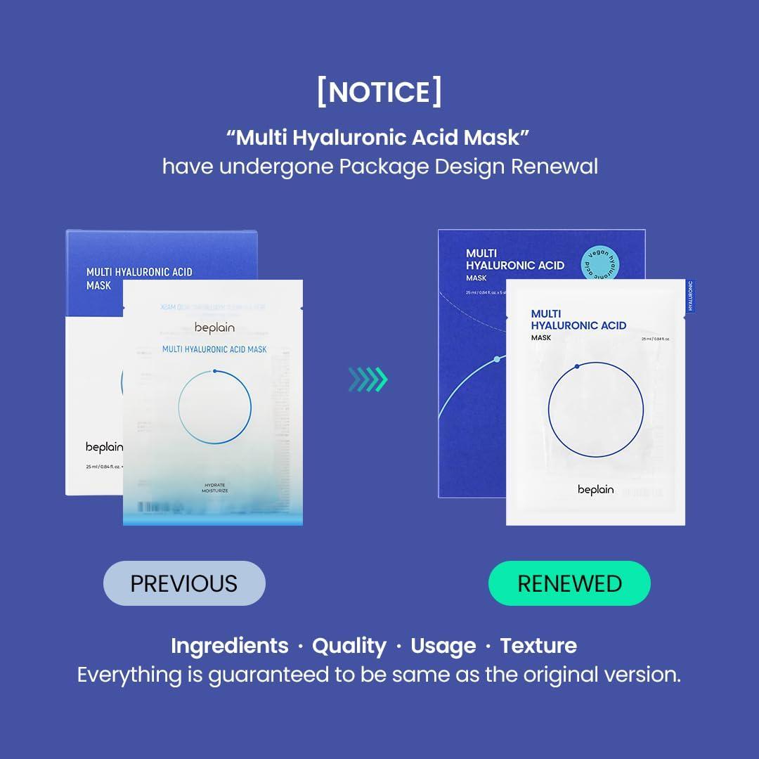 beplain - Multi Hyaluronic Acid Mask 5 units