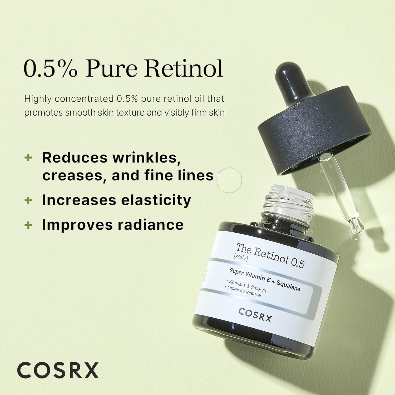 COSRX - The Retinol 0.5 Oil 20mL