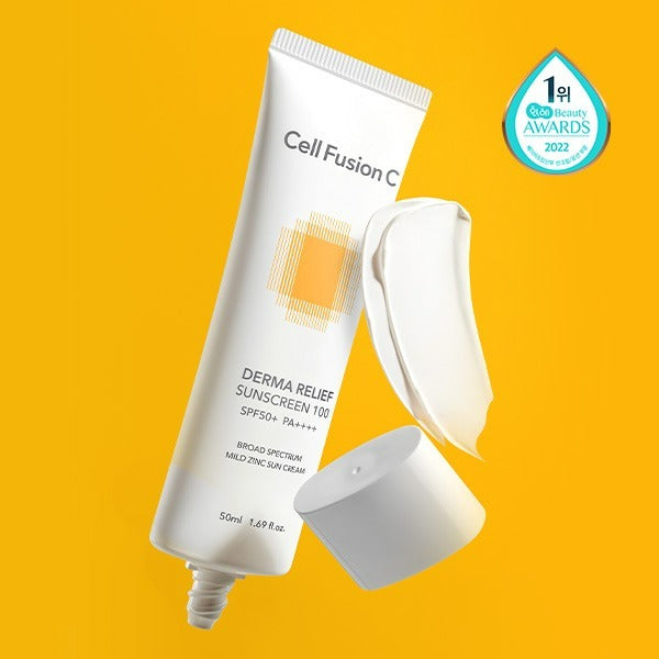 CellFusionC - Derma Relief Sunscreen 100 SPF50+/PA++++ 50mL