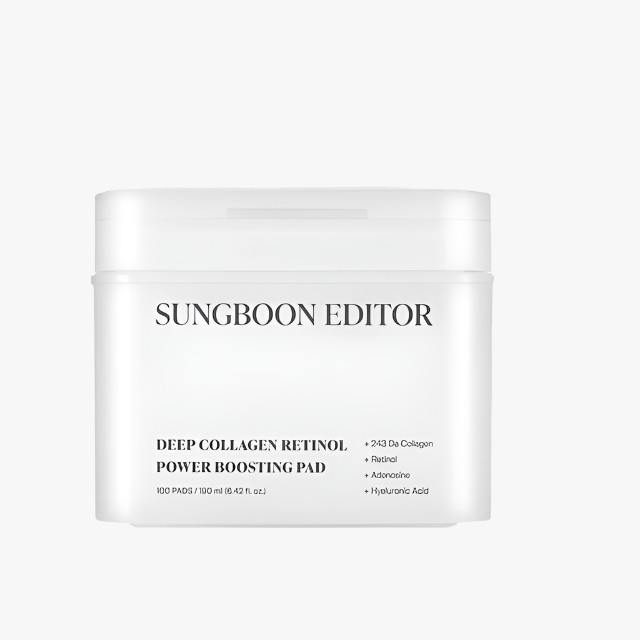Sungboon Editor - Deep Collagen Retinol Power Boosting Pad 100 pads