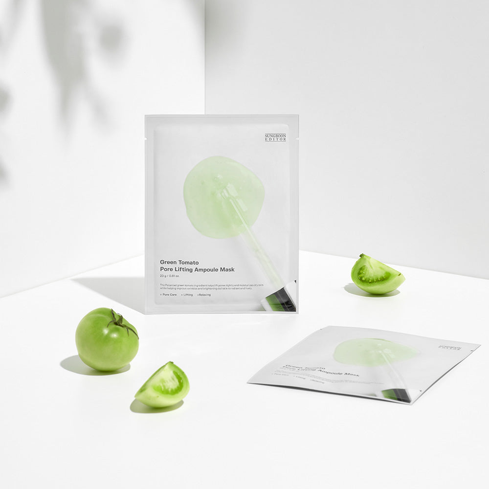 Sungboon Editor - Green Tomato Pore Lifting Ampoule Mask 23g 10 units