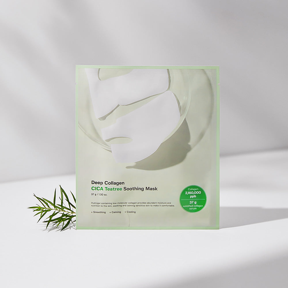 Sungboon Editor -  Deep Collagen Cica Teatree Soothing Mask 37g 4 pieces