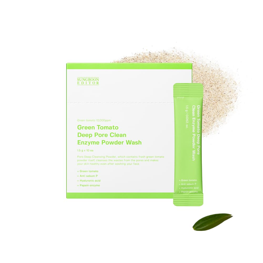 Sungboon Editor - Green Tomato Deep Pore Clean Enzyme Powder Wash 10 units