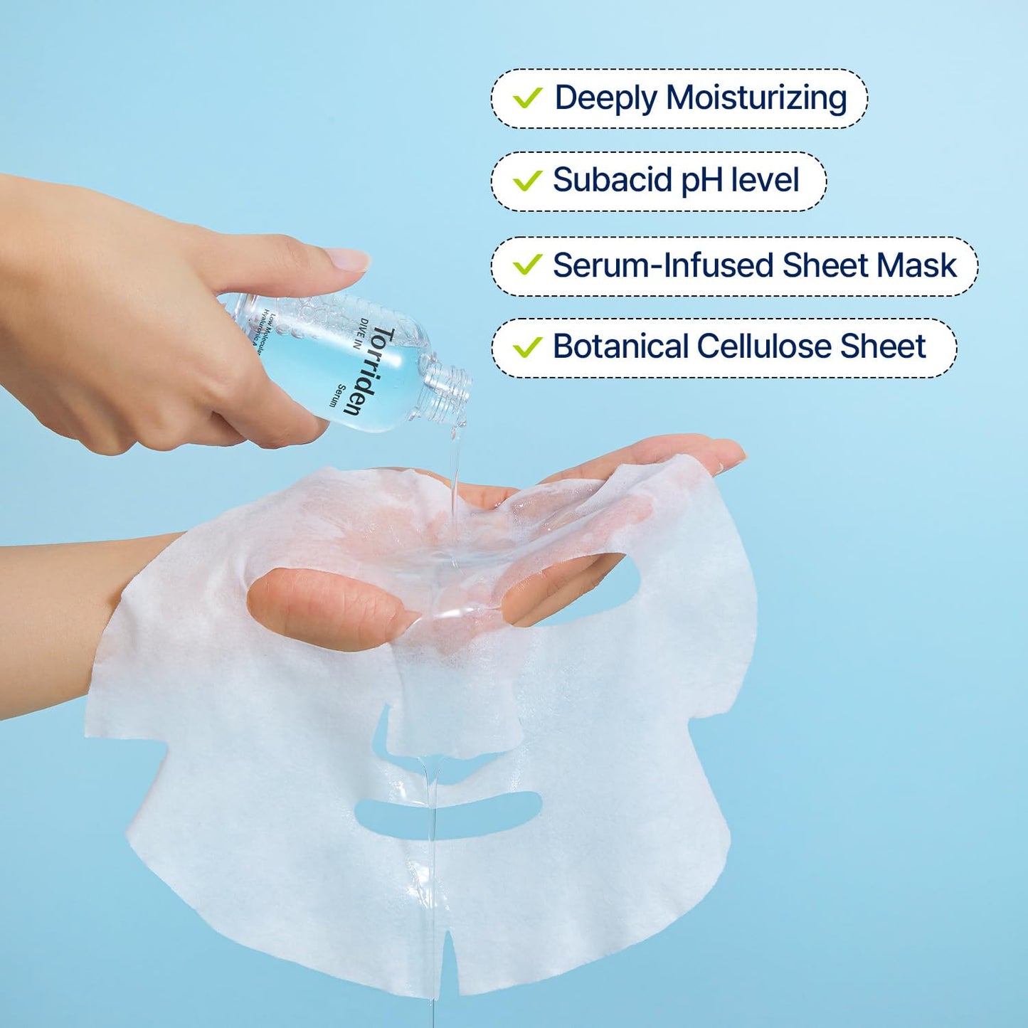 Torriden - DIVE IN Low Molecular Hyaluronic Acid Mask Sheet 10 units